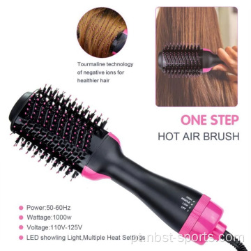 Styler Volumizer Hair Straightener Brush com pente
